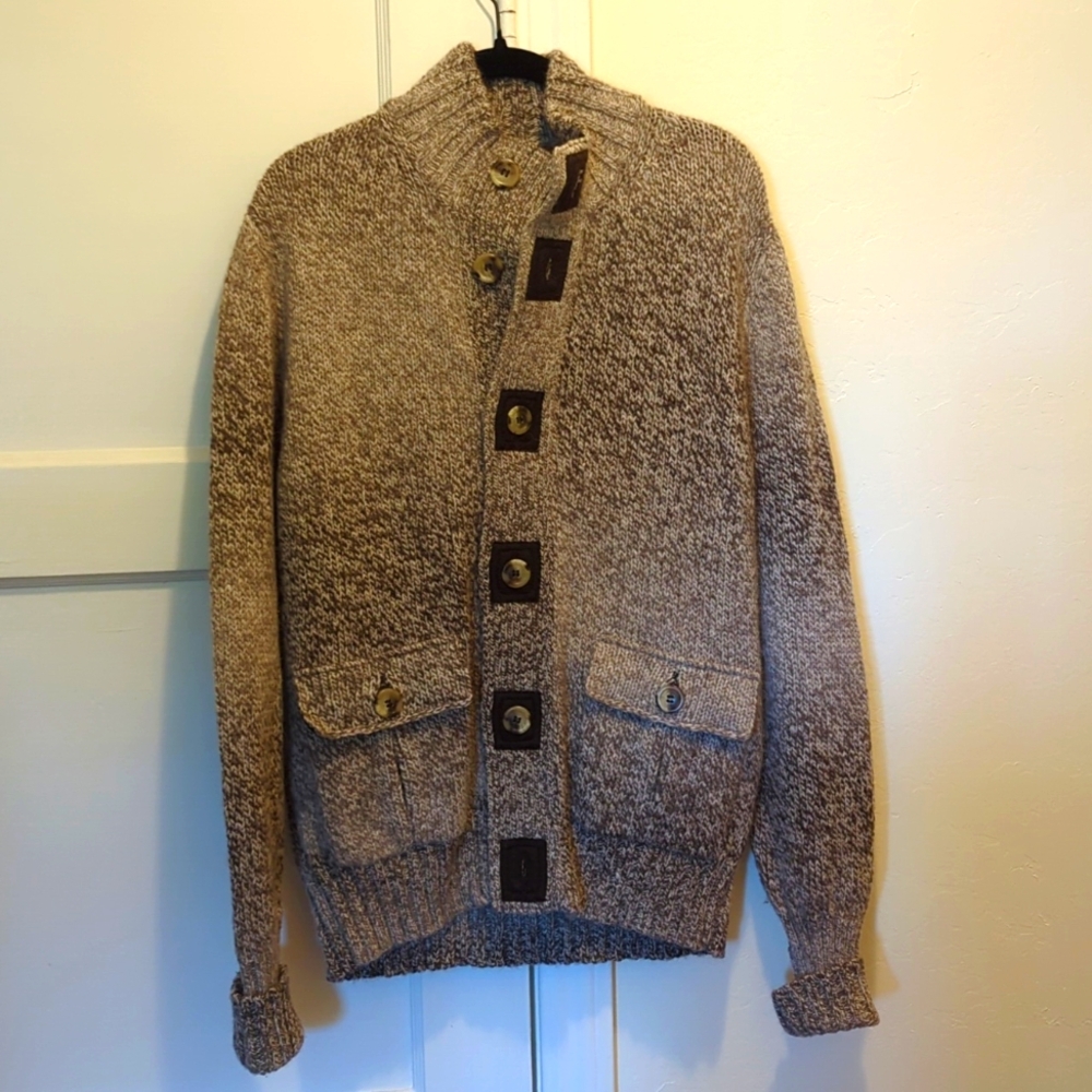 Men's baby alpaca sweater